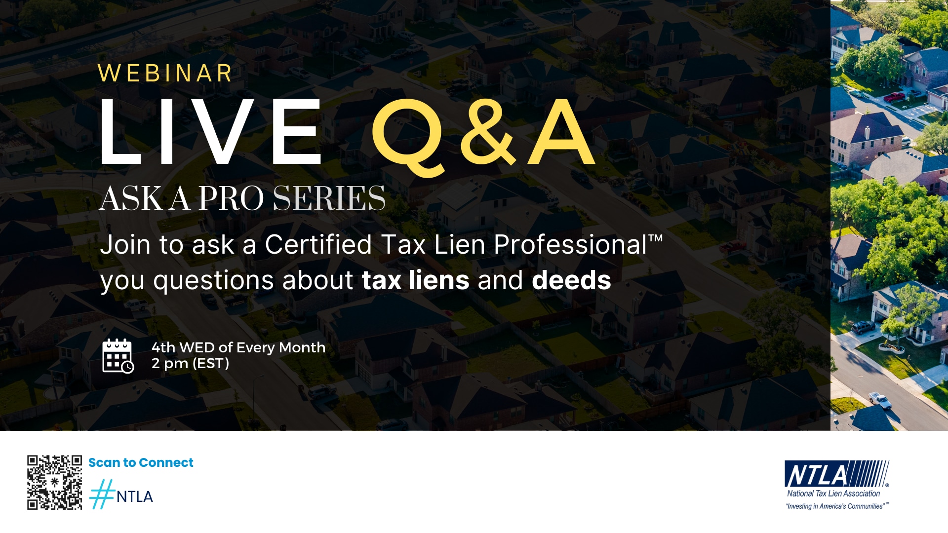 NTLA Ask A Pro Webinar