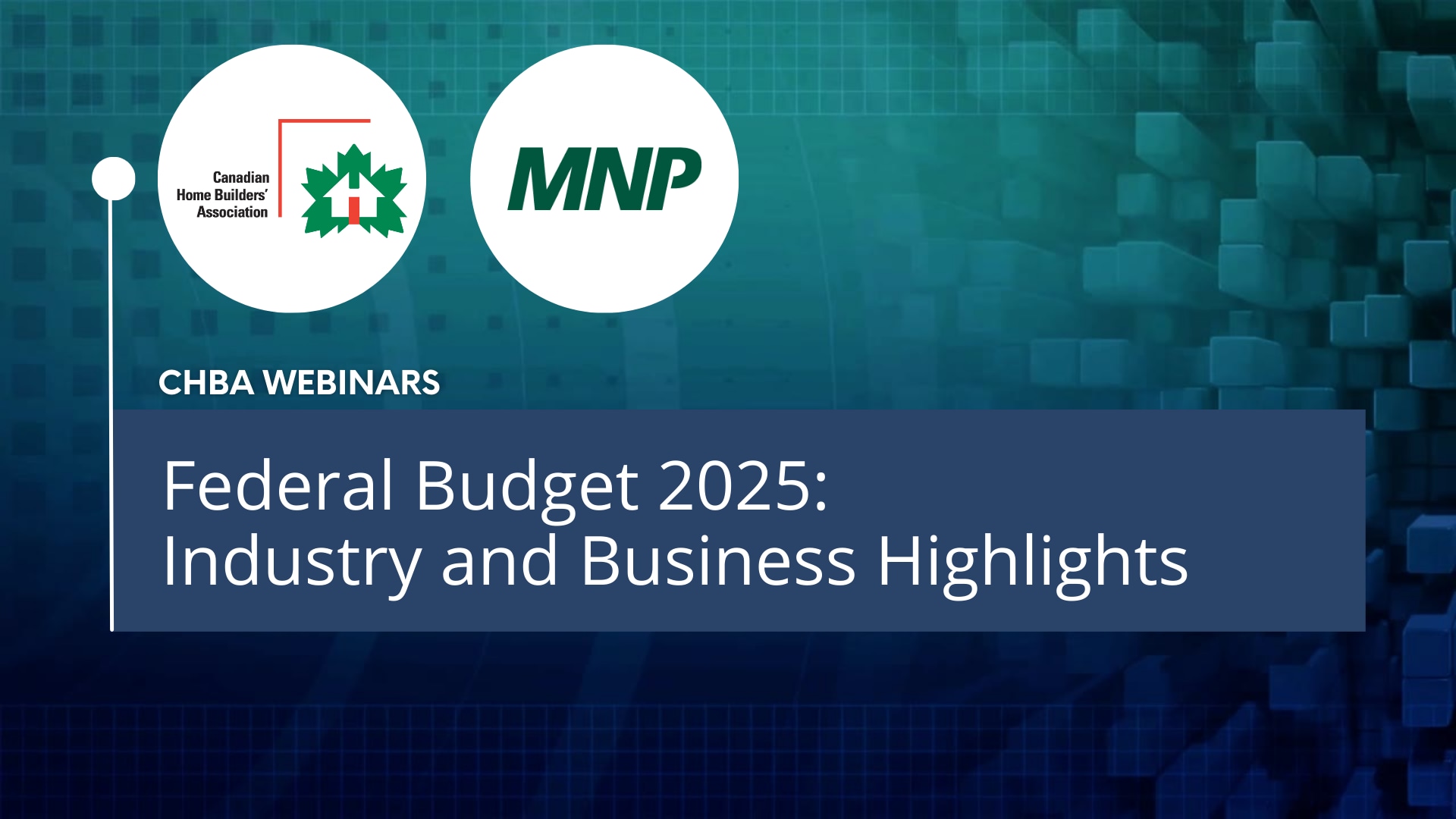 Federal Budget webinar