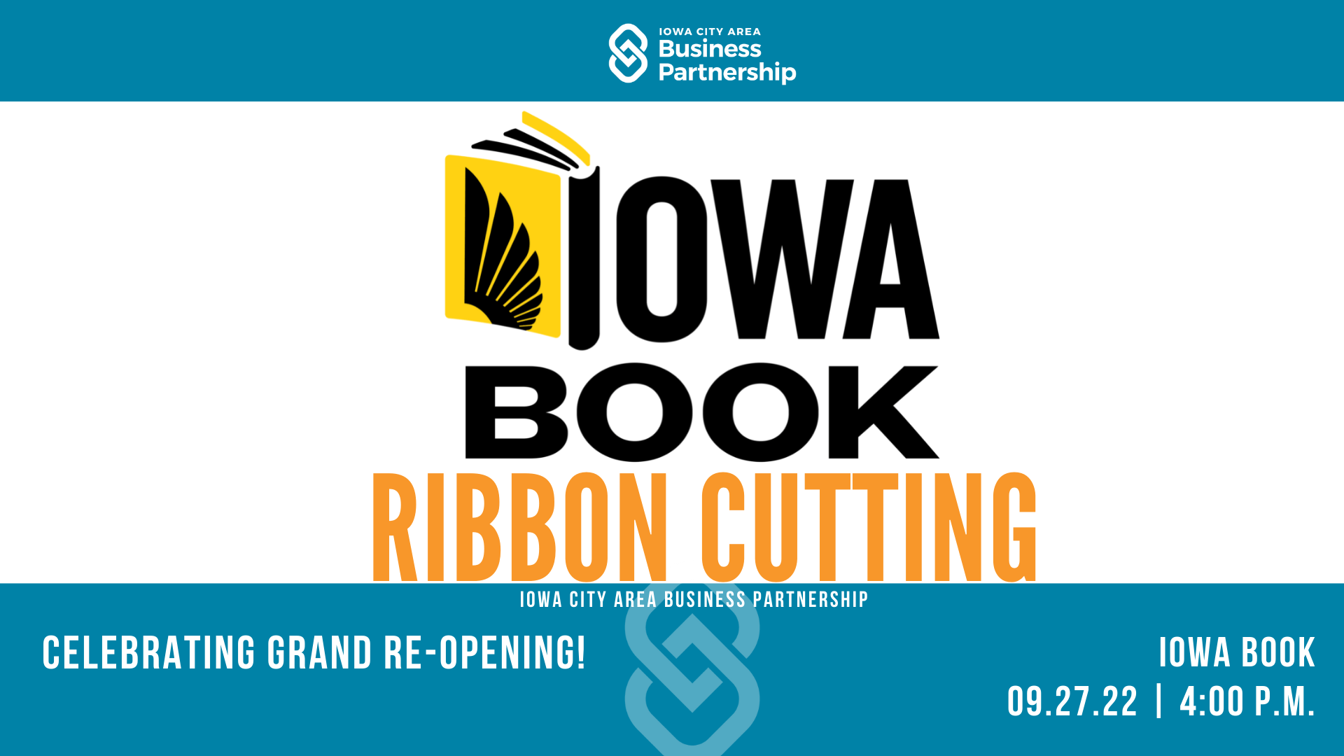 Iowa book ribbon cutting