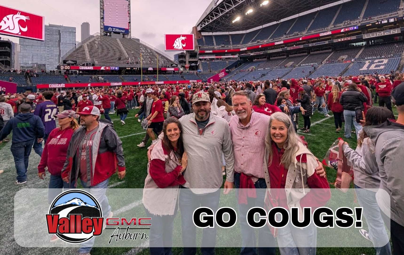 Cougs First Car Dealership Valley GMC in Auburn