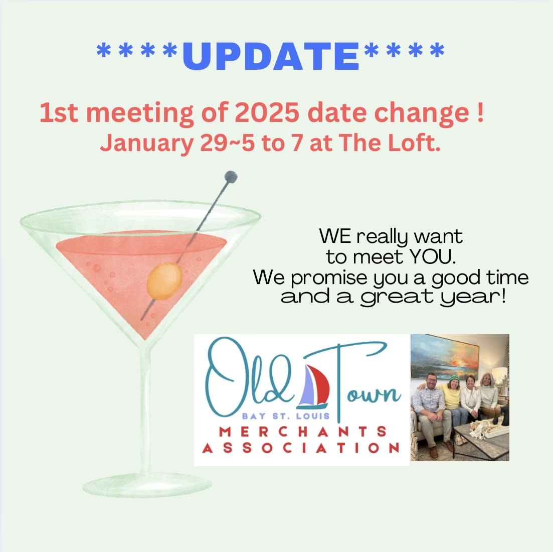 Old Town Merchants Association Mtg - January 29