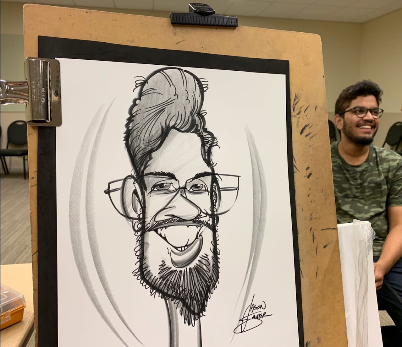 Live Caricature Example by Colorado Caricature Artist Jason Sauer