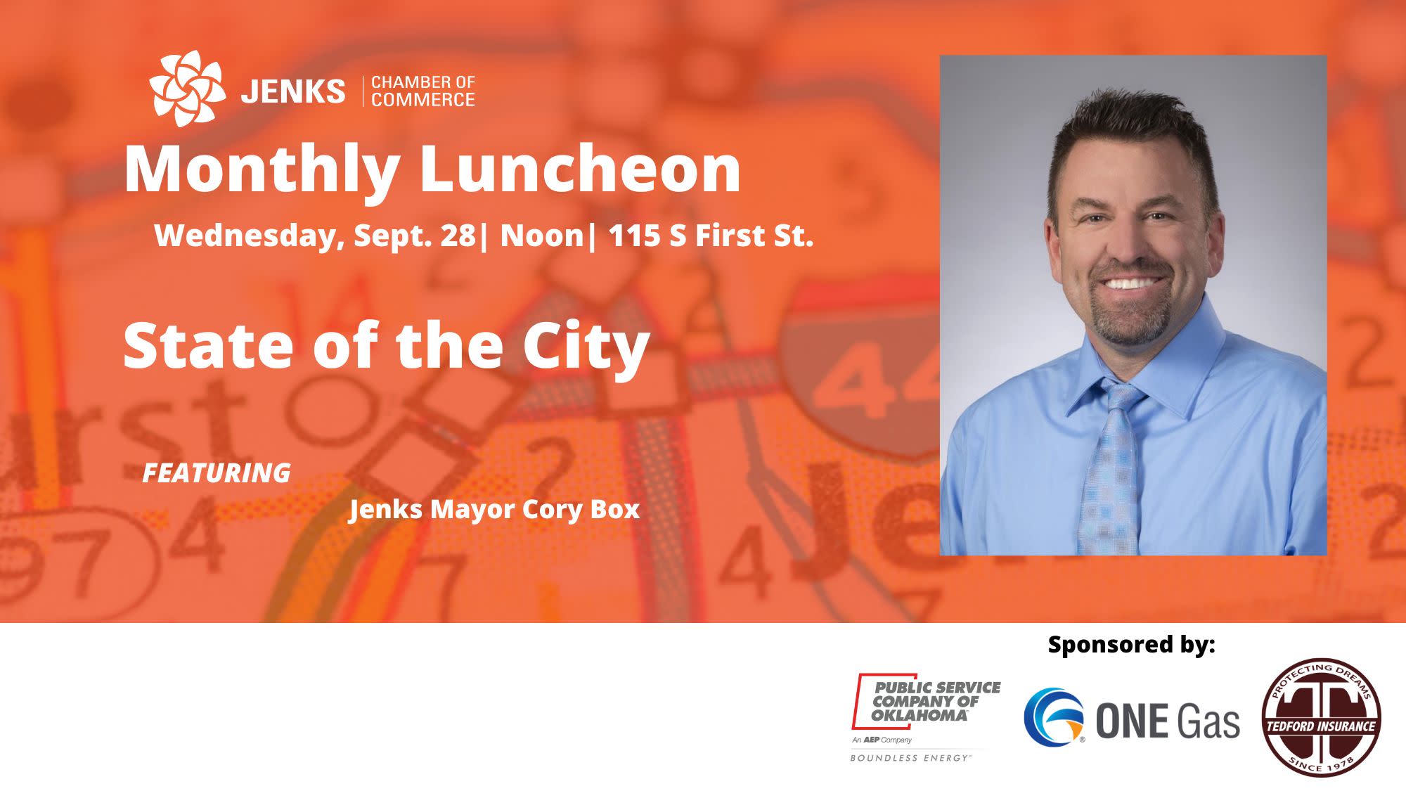 A graphic for 2022's State of the City luncheon.