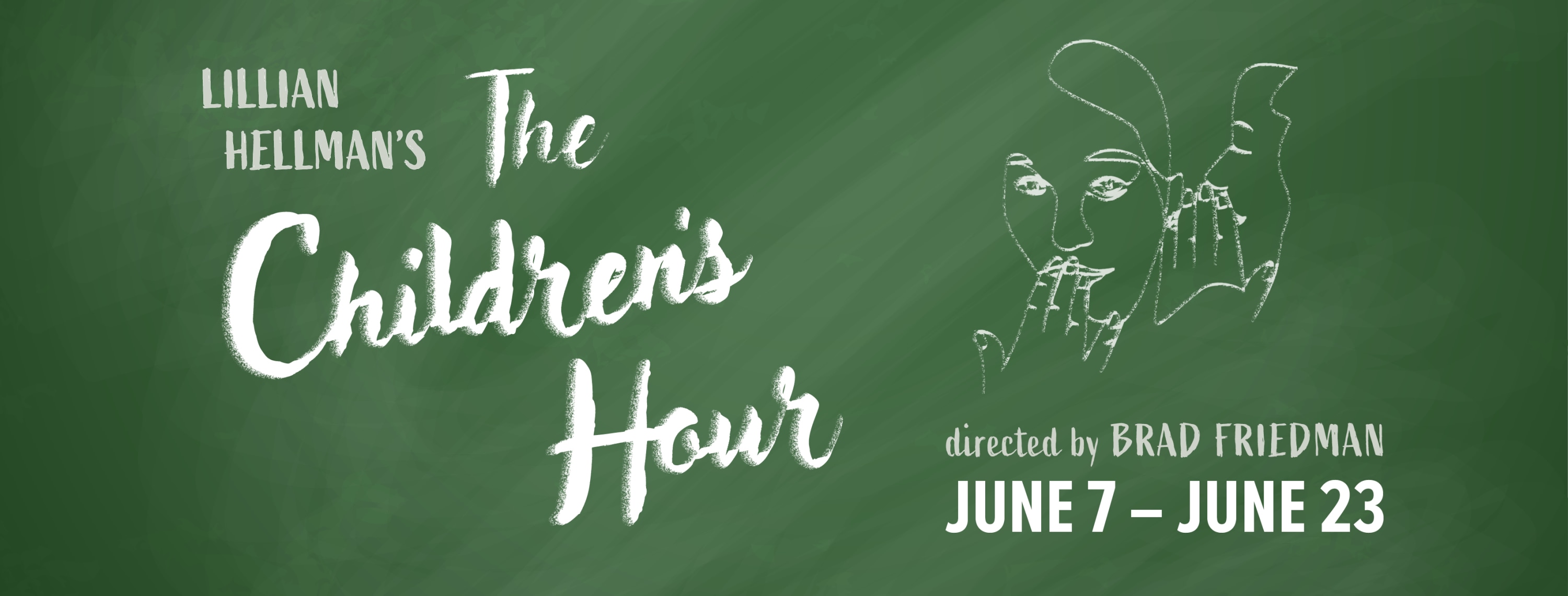 This is a FB header text showing the title of the show, "The Children's Hour"