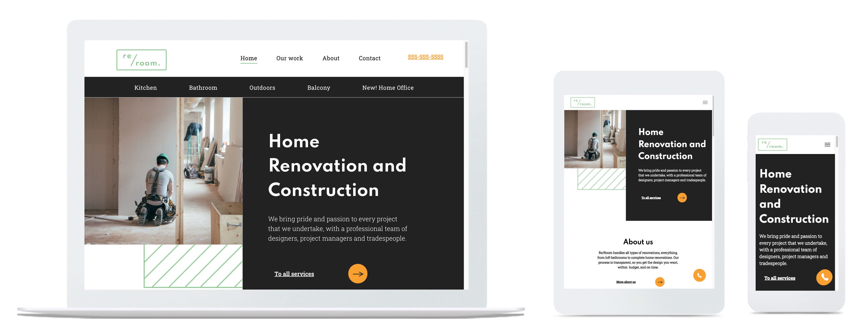 Home Renovation & Construction Website