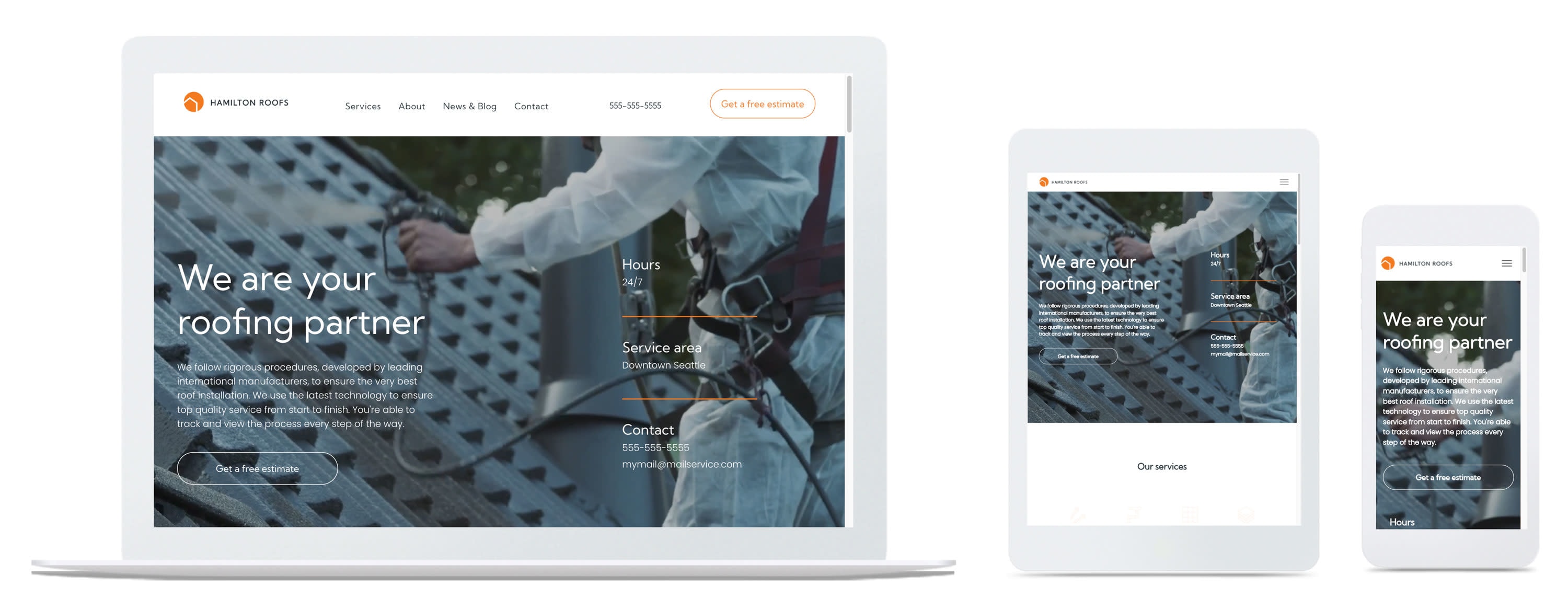 Roofing Website