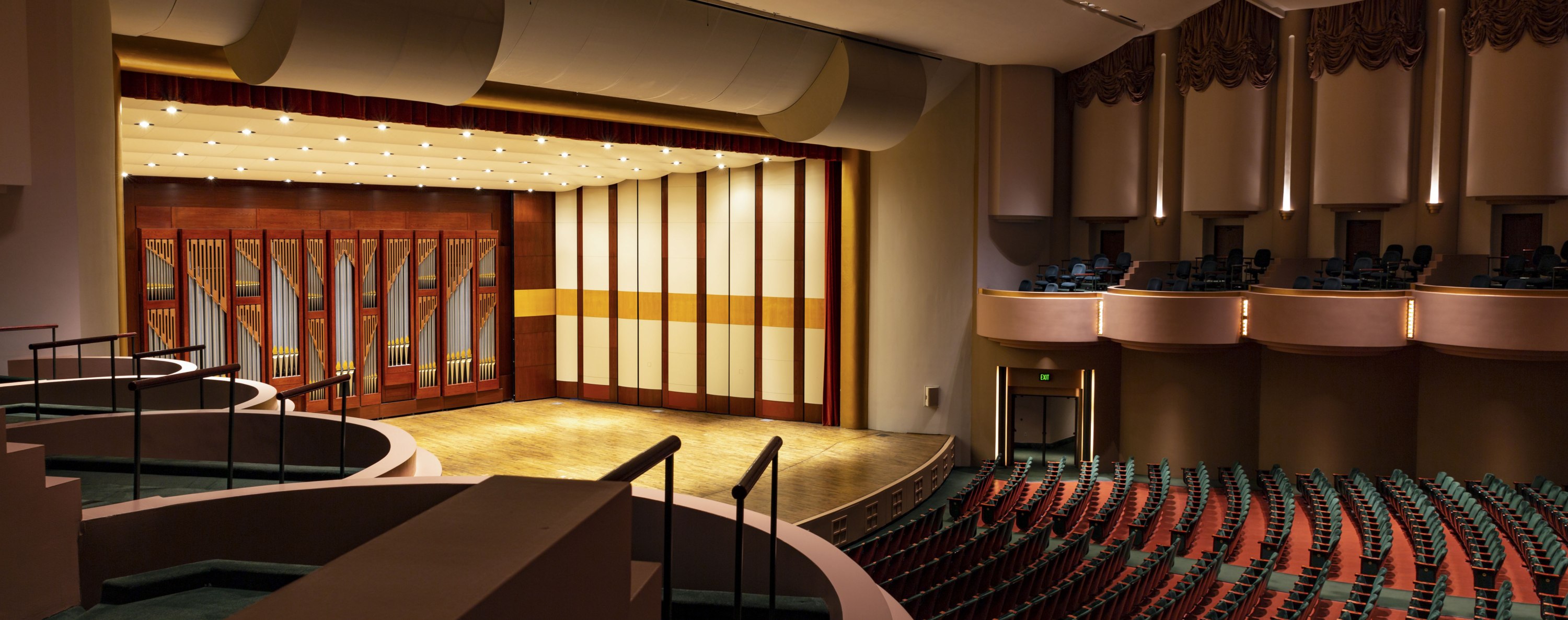 An image of the interior of Hayes Hall, the main concert hall of Artis—Naples.