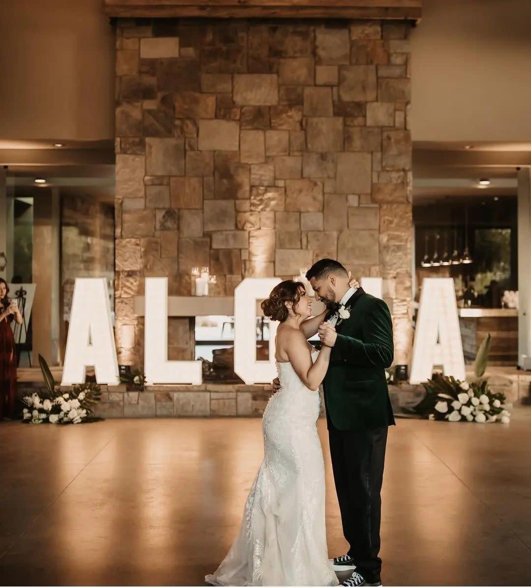 Our 4 foot Classic White Marquee letters make the perfect photo backdrop!