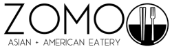 Zomo Asian + American Eatery Logo