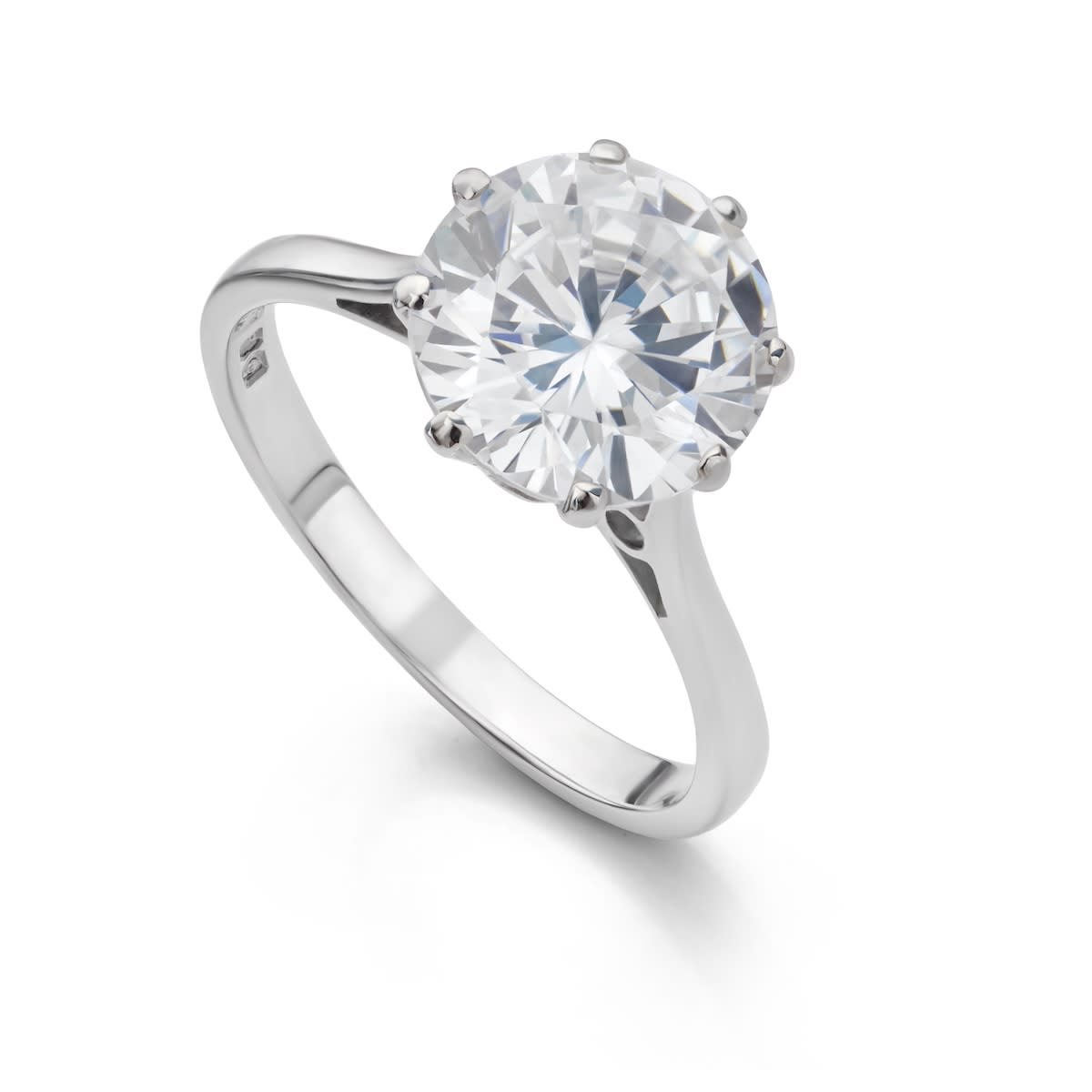 KP Gems woman's engagement ring.