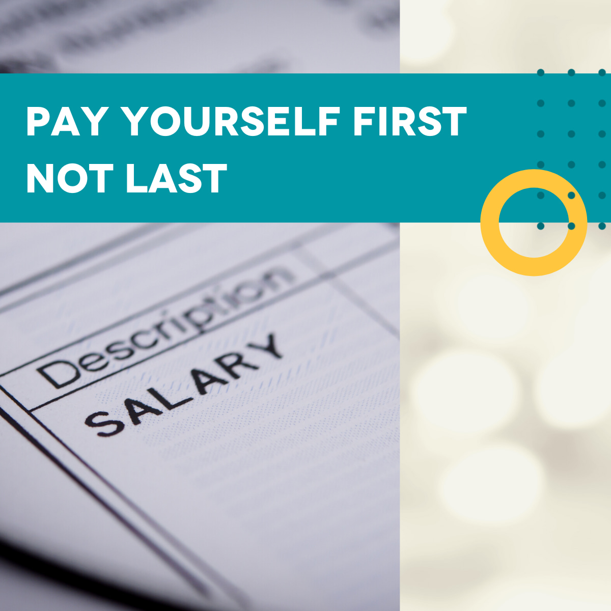 Profit First - Pay Yourself First