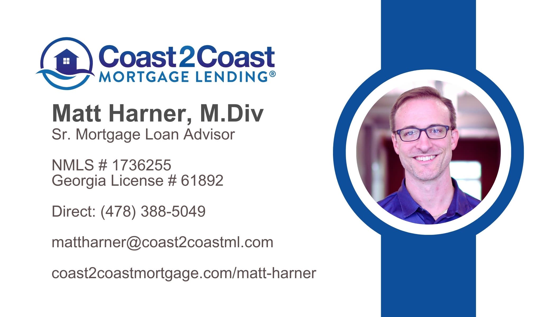 Matt Harner business card