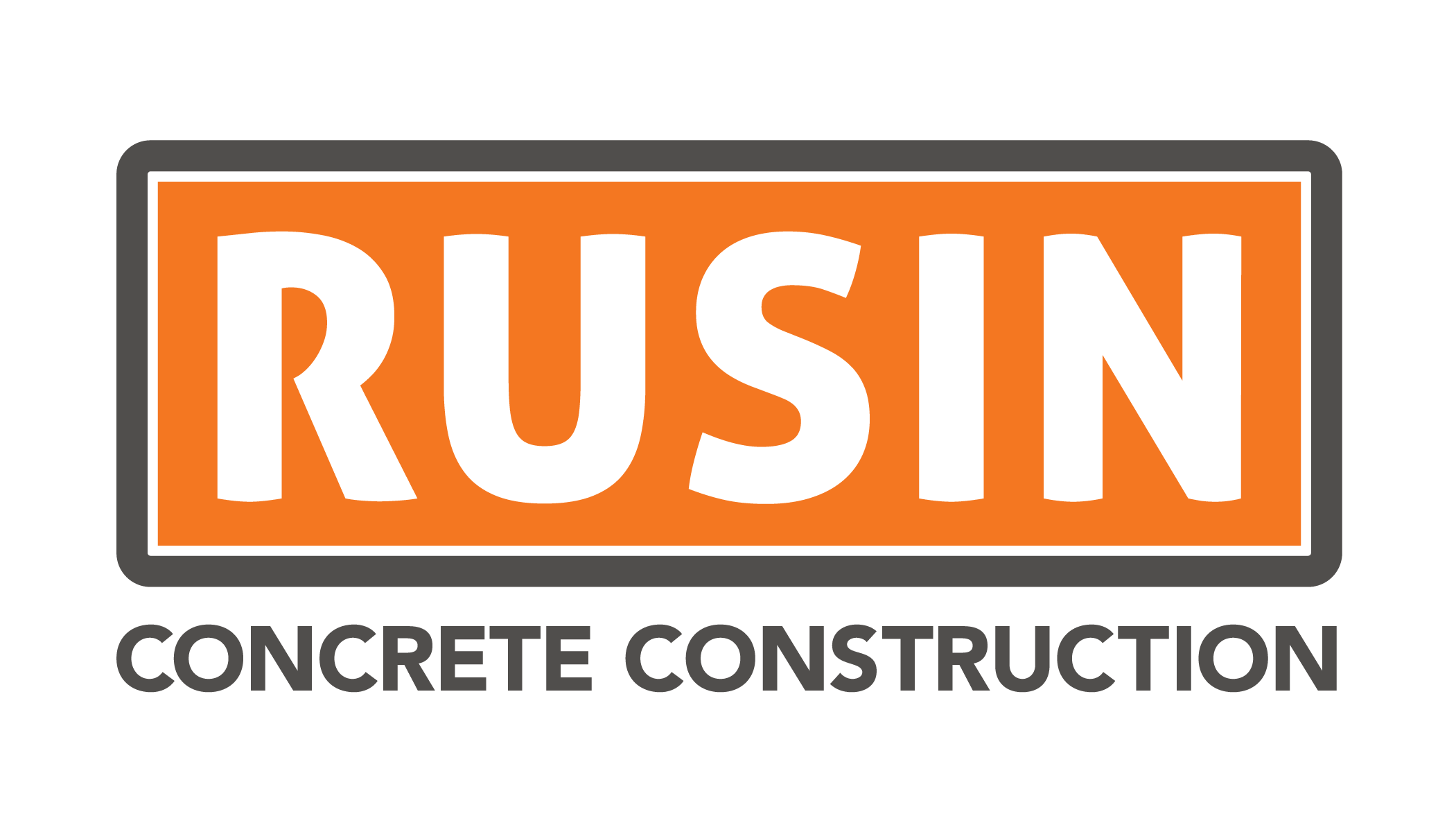 Rusin Concrete logo