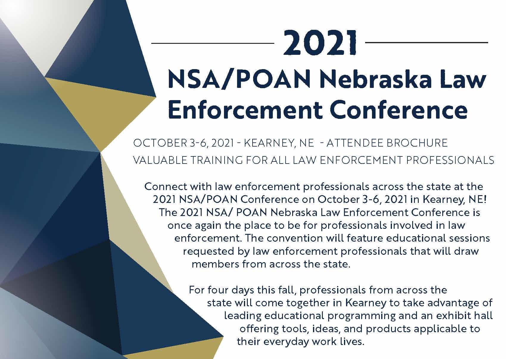 2021 NSA/POAN Conference — Nebraska Sheriffs Association