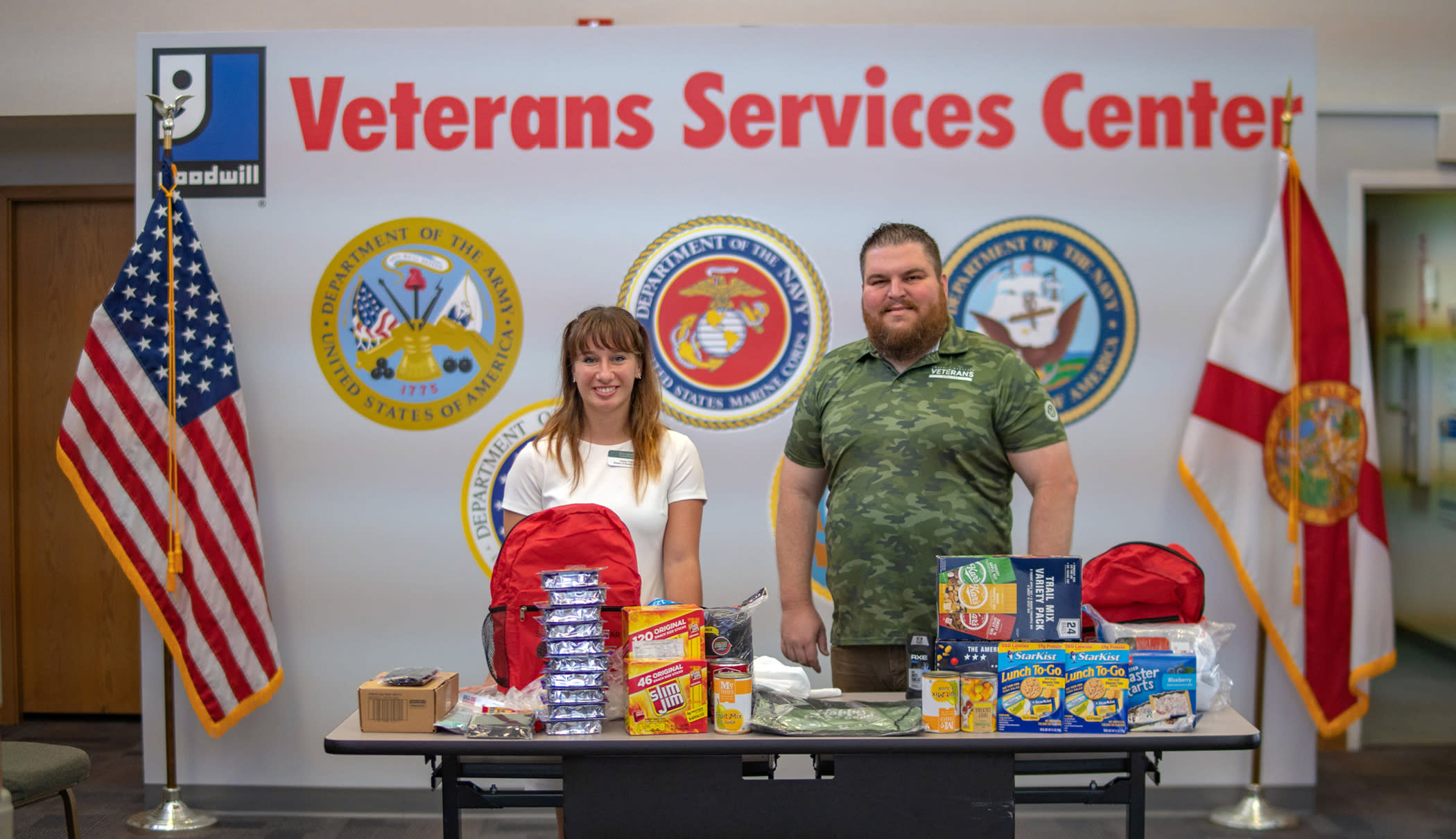 Everglades University donates supplies for homeless veterans to Goodwill Manasota