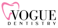 Vogue Dentistry logo representing a Texas dental practice offering general, cosmetic, and restorative dental care in a patien