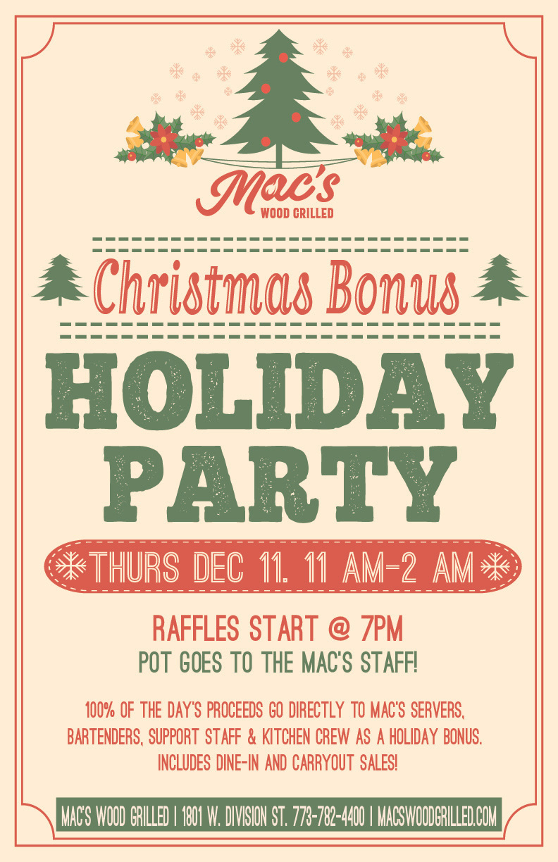 Christmas Bonus Holiday Party