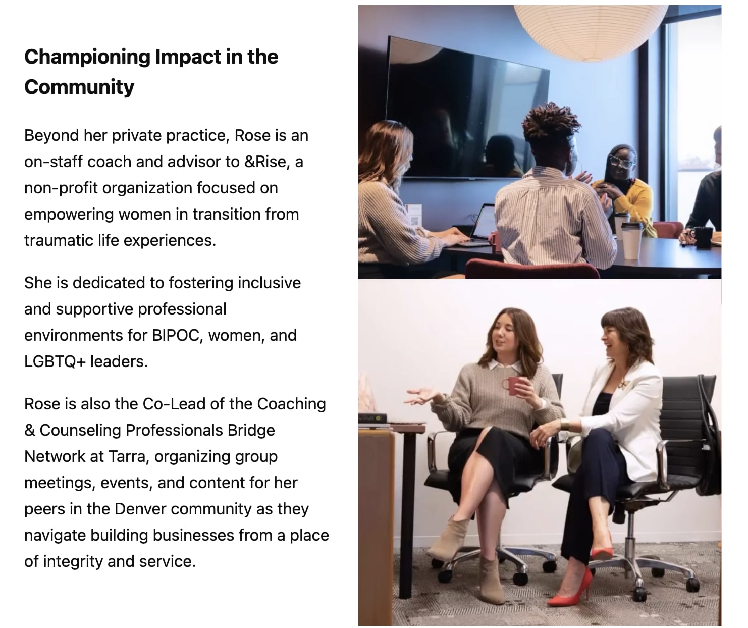 Championing Impact in the Community