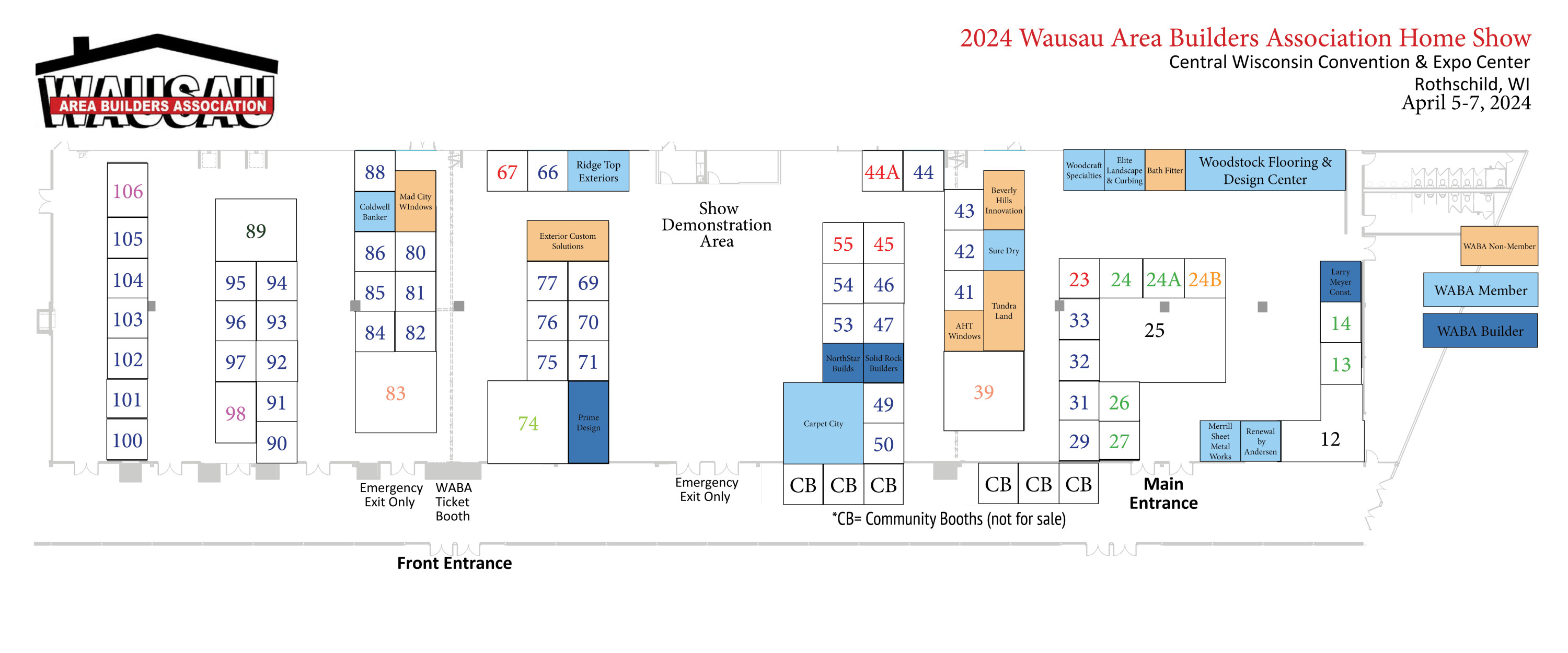 2024 WABA Home Show Wausau Area Builders Association