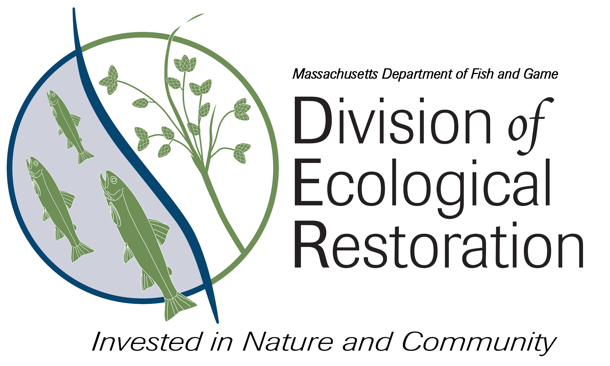 The MA Division of Ecological Restoration logo.