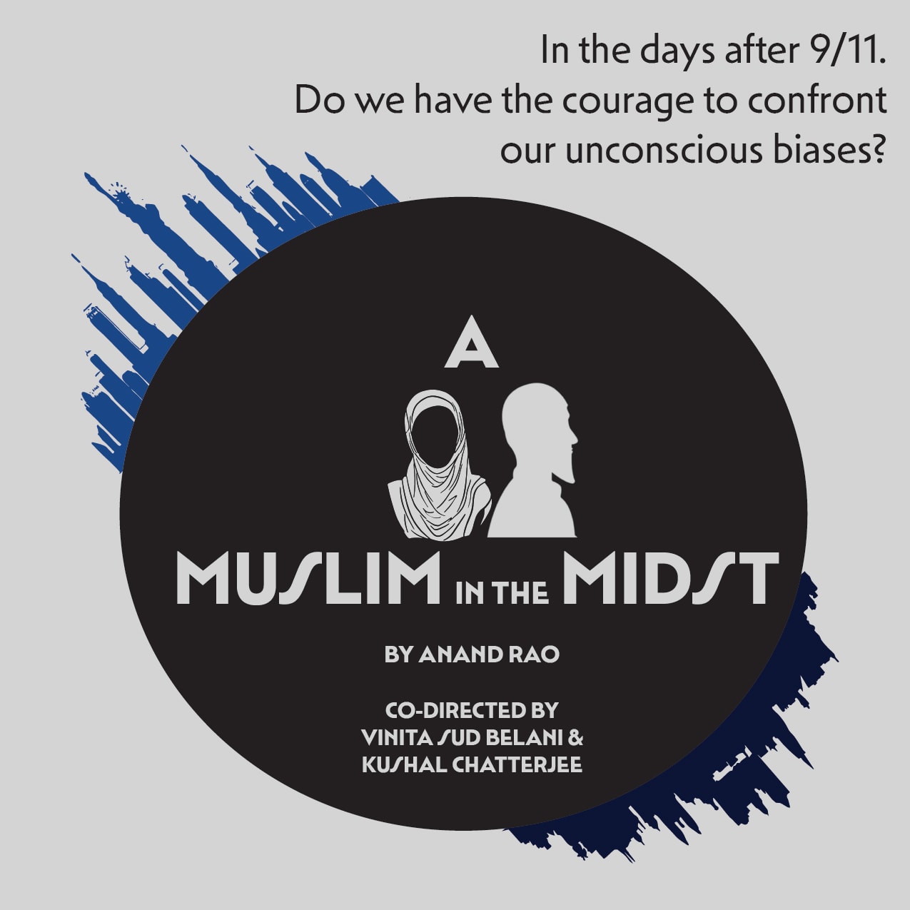 A picture of a muslim woman and man