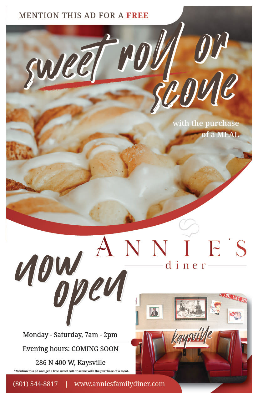 Annie's Diner | Kaysville Cars Ad