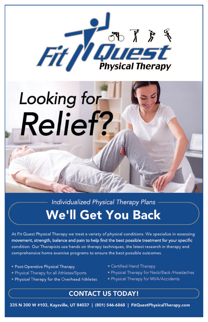 Fit Quest Physical Therapy | Kaysville Cares Ad