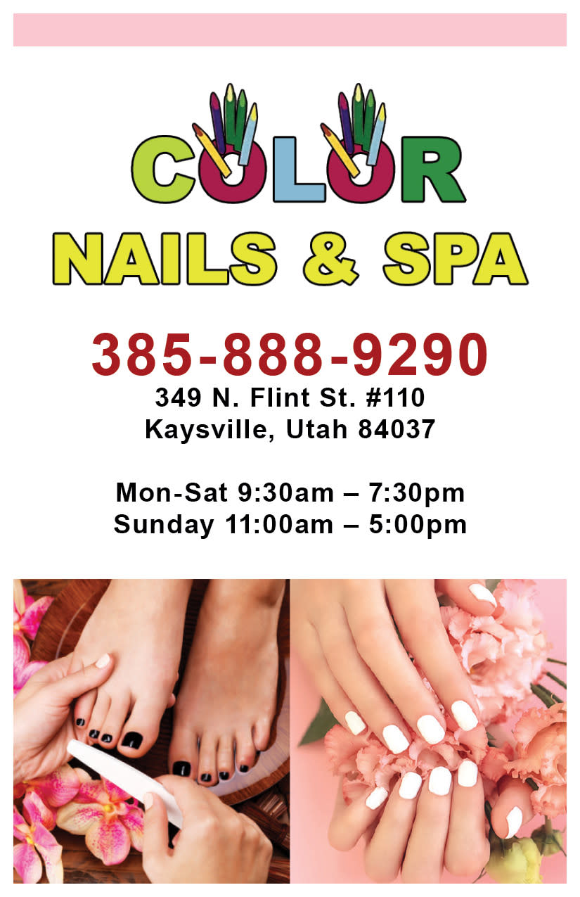 Color Nails and Spa | Kaysville Cares Ad