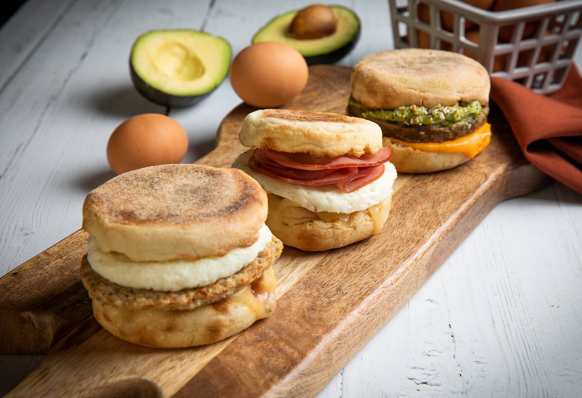 Hot Breakfast Sandwiches