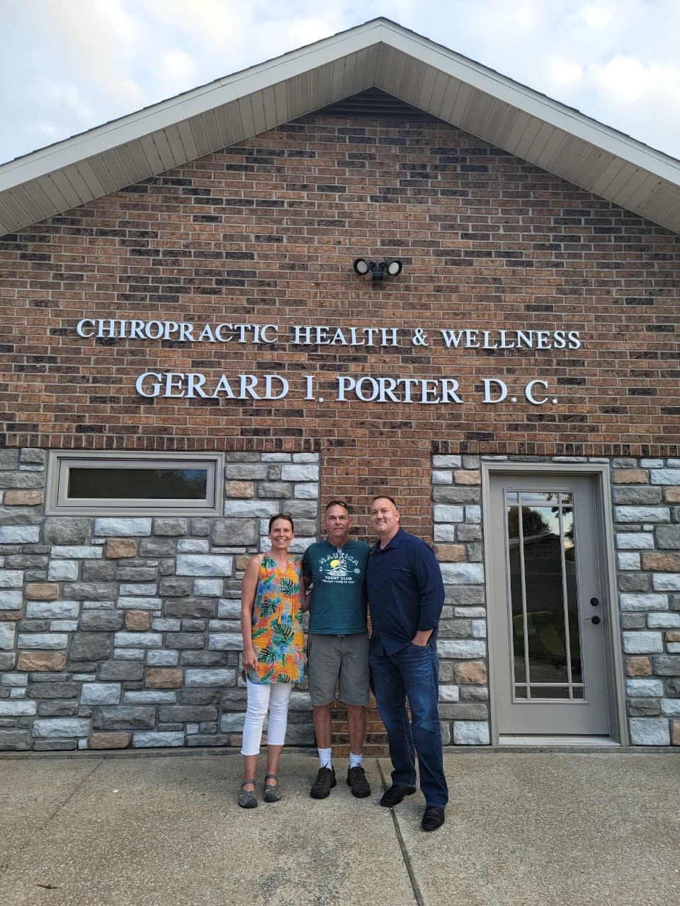 Brenda Porter, Dr. Gerard Porter, and Dr. Steven Loehr