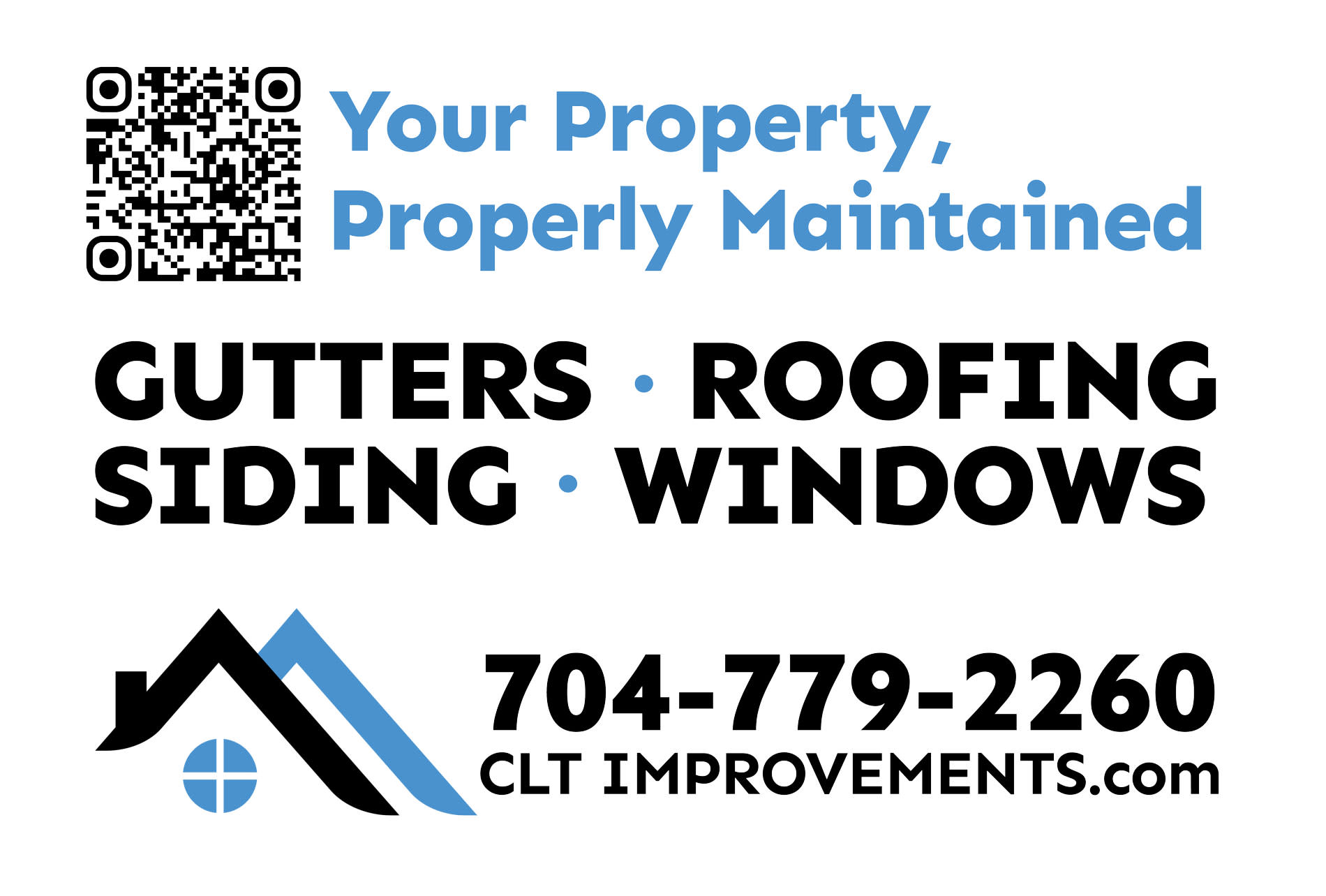 CLT Improvements offers gutters, roofing, siding, and window services