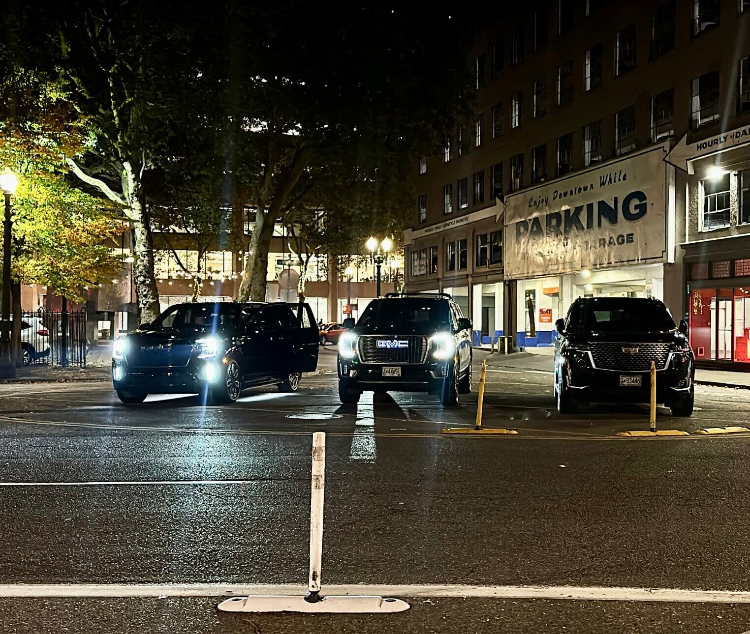 Night Out Black Car Service in Portland Oregon Hourly Private Hire