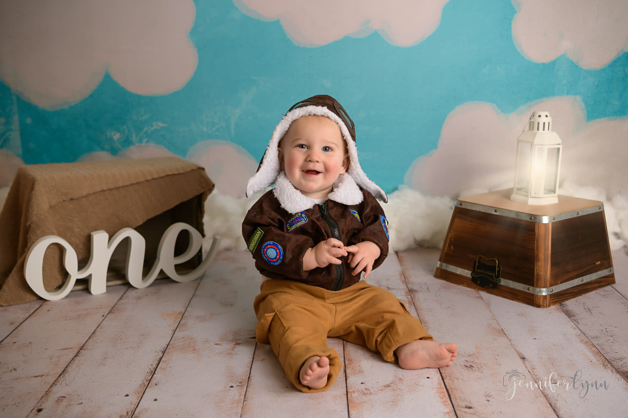 First Birthday aviation theme
