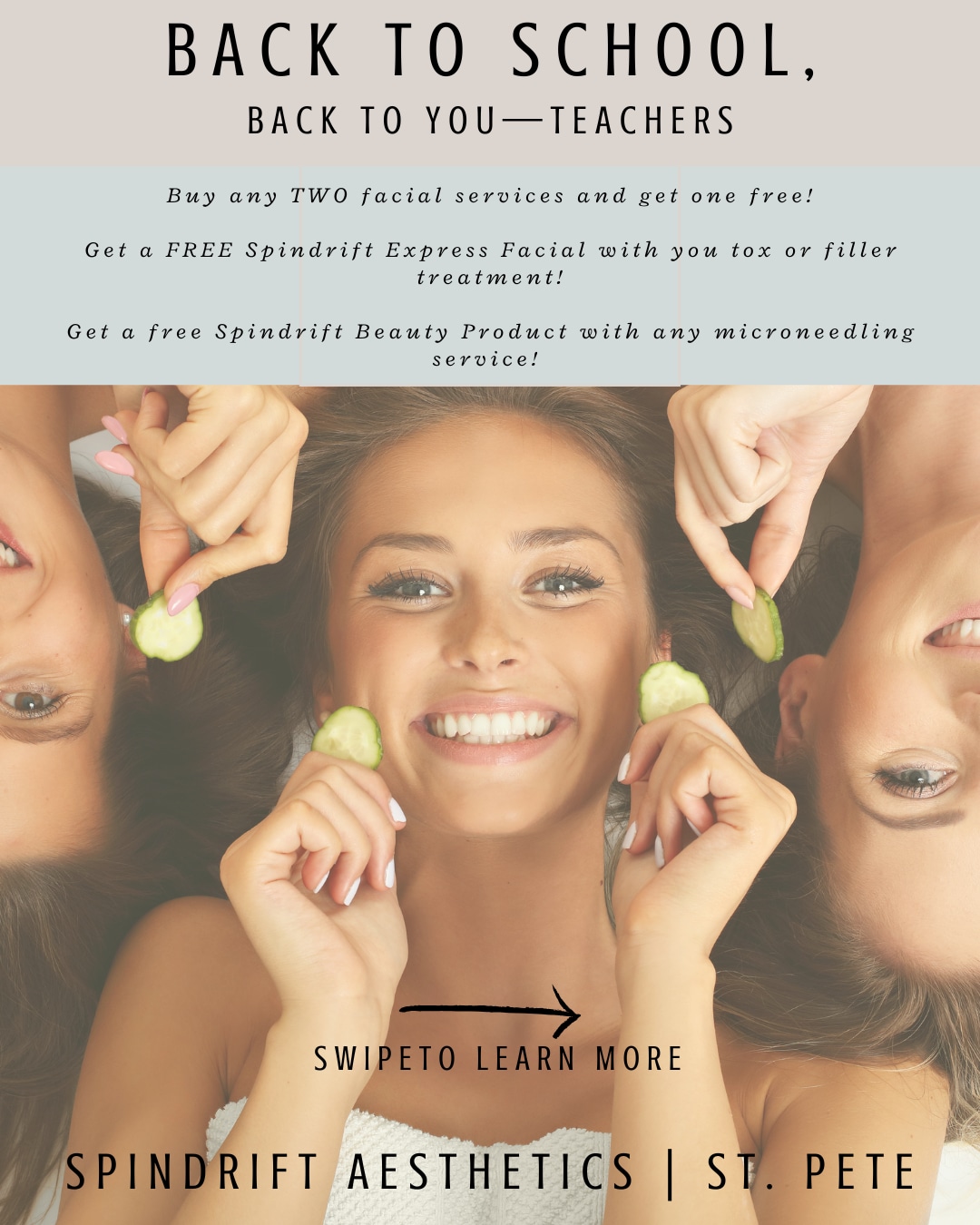 young women having facial treatments