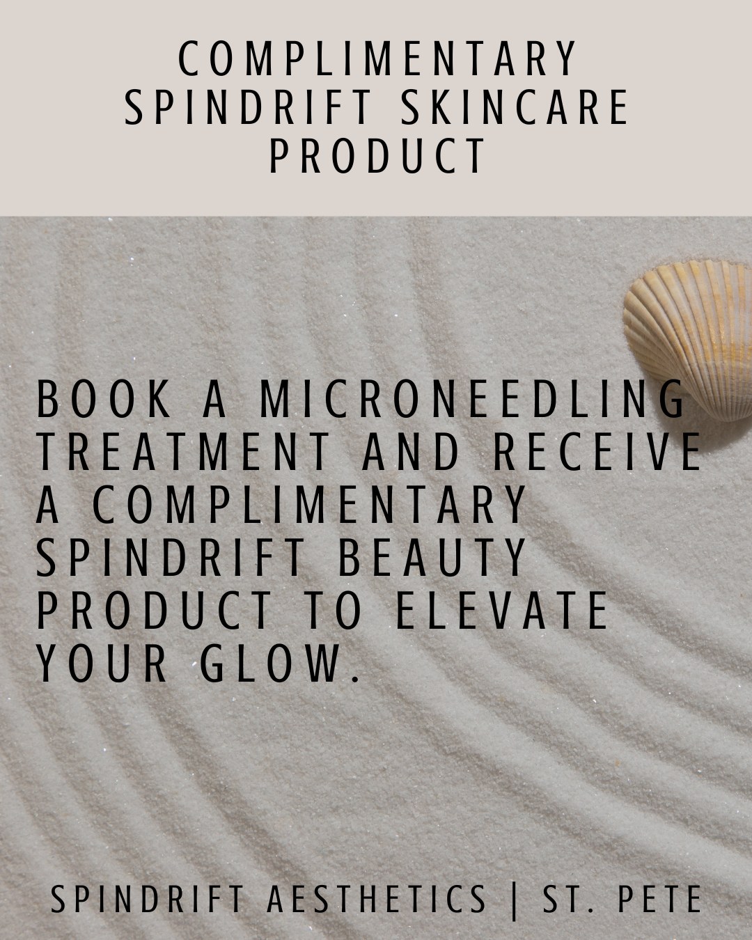 beach image spindrift skincare special