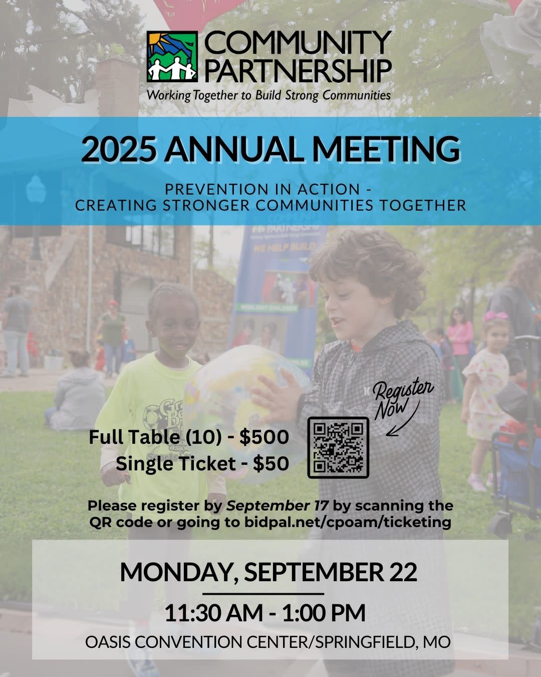 CPO's 2025 Annual Meeting flyer