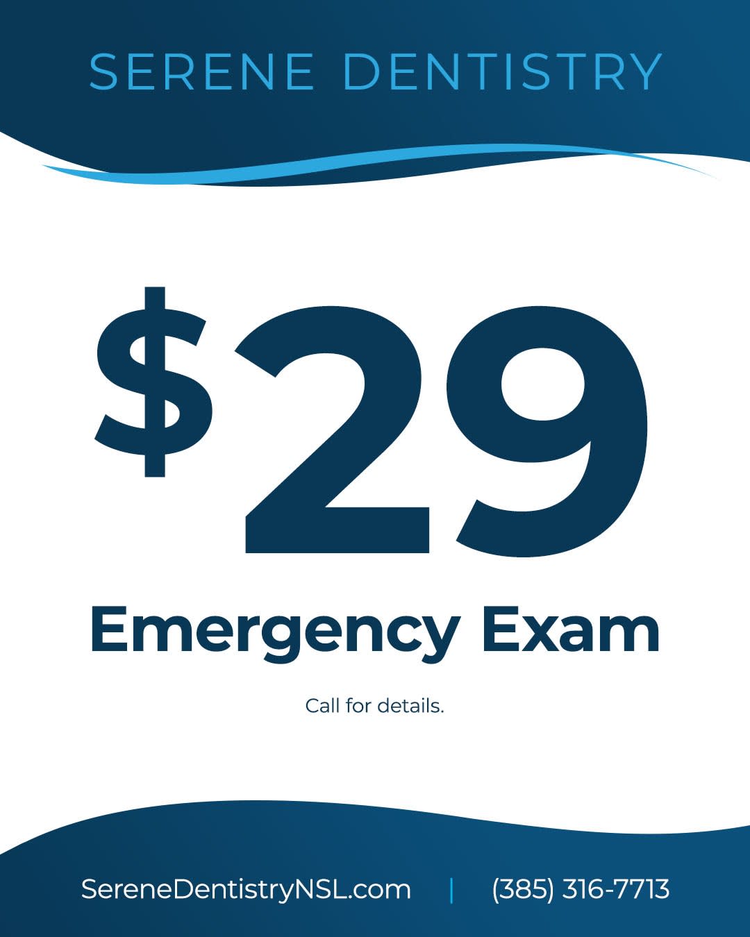 $29 Emergency Exam
