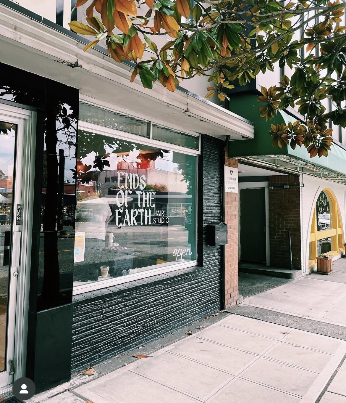 storefront with more focus on the neighborhood