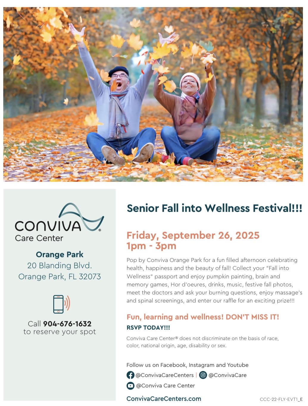Fall into Wellness Festival flyer