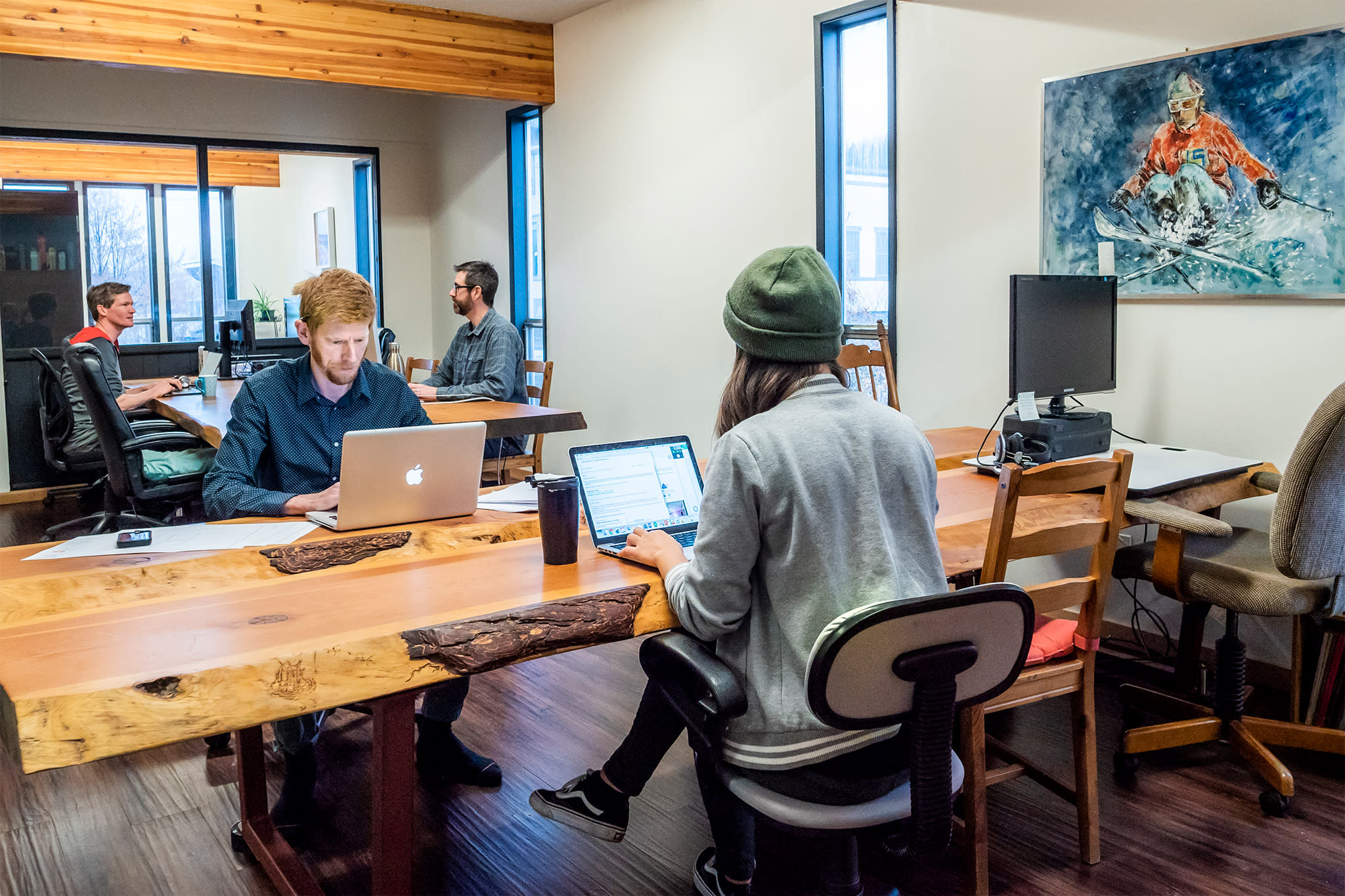 Dedicated desk at the Mountain CoLab