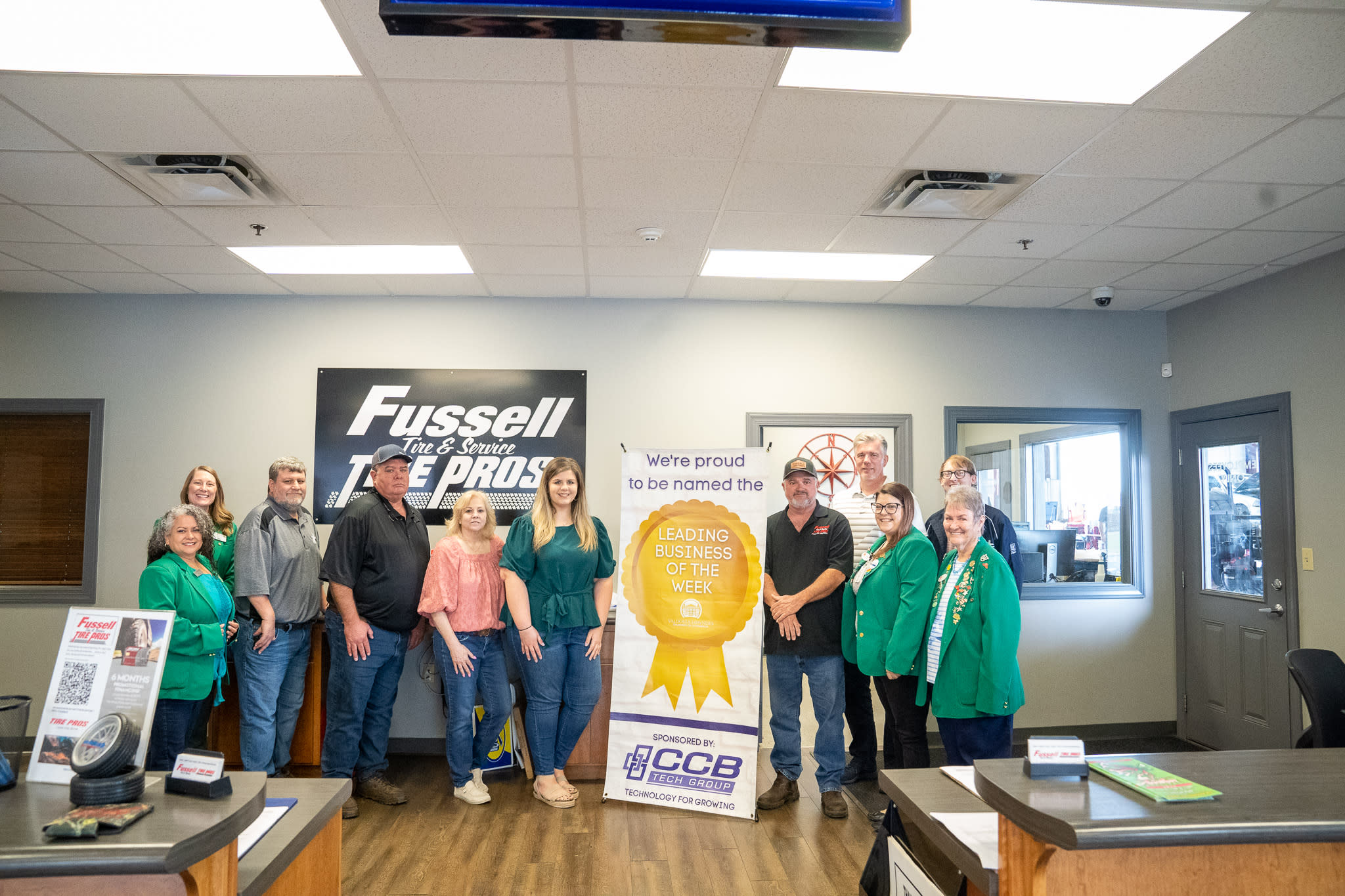Fussell Tire and Service Named Leading Business of the Week Valdosta