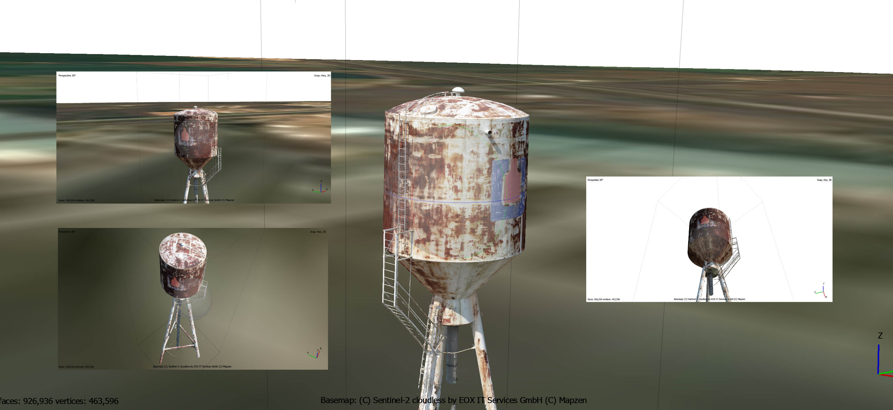 3D ,odel of Watertower in Redcliff