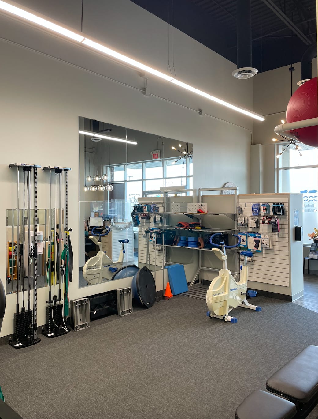 Exercise space at the EPA Georgetown clinic