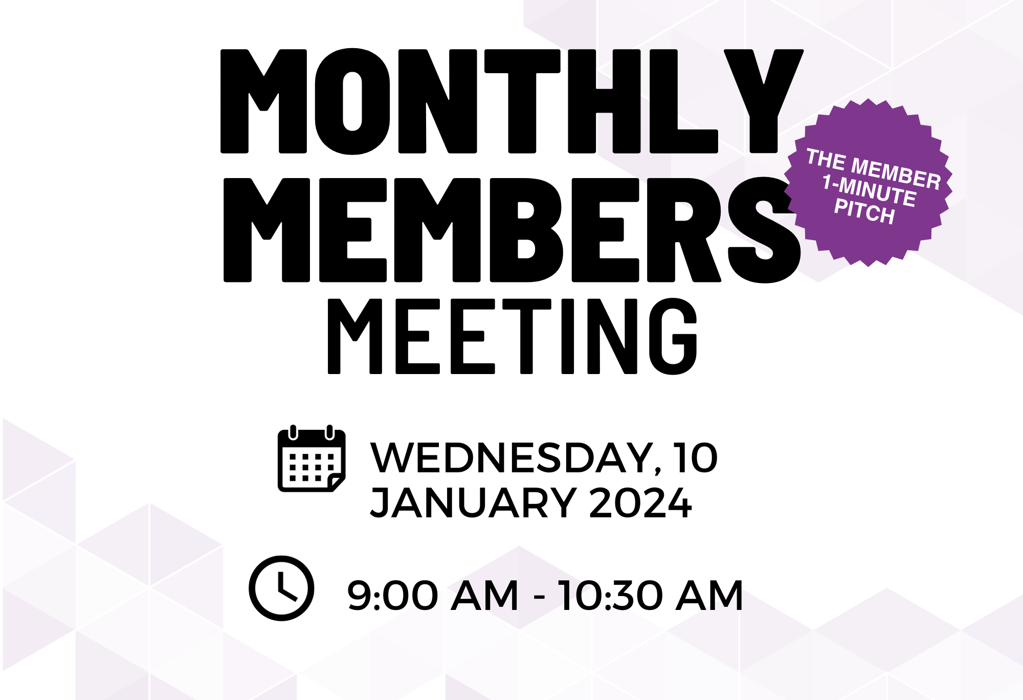 Monthly Members Meeting The Member 1 Minute Pitch Somerset County monthly-members-meeting-the-member-1-minute-pitch-somerset-county