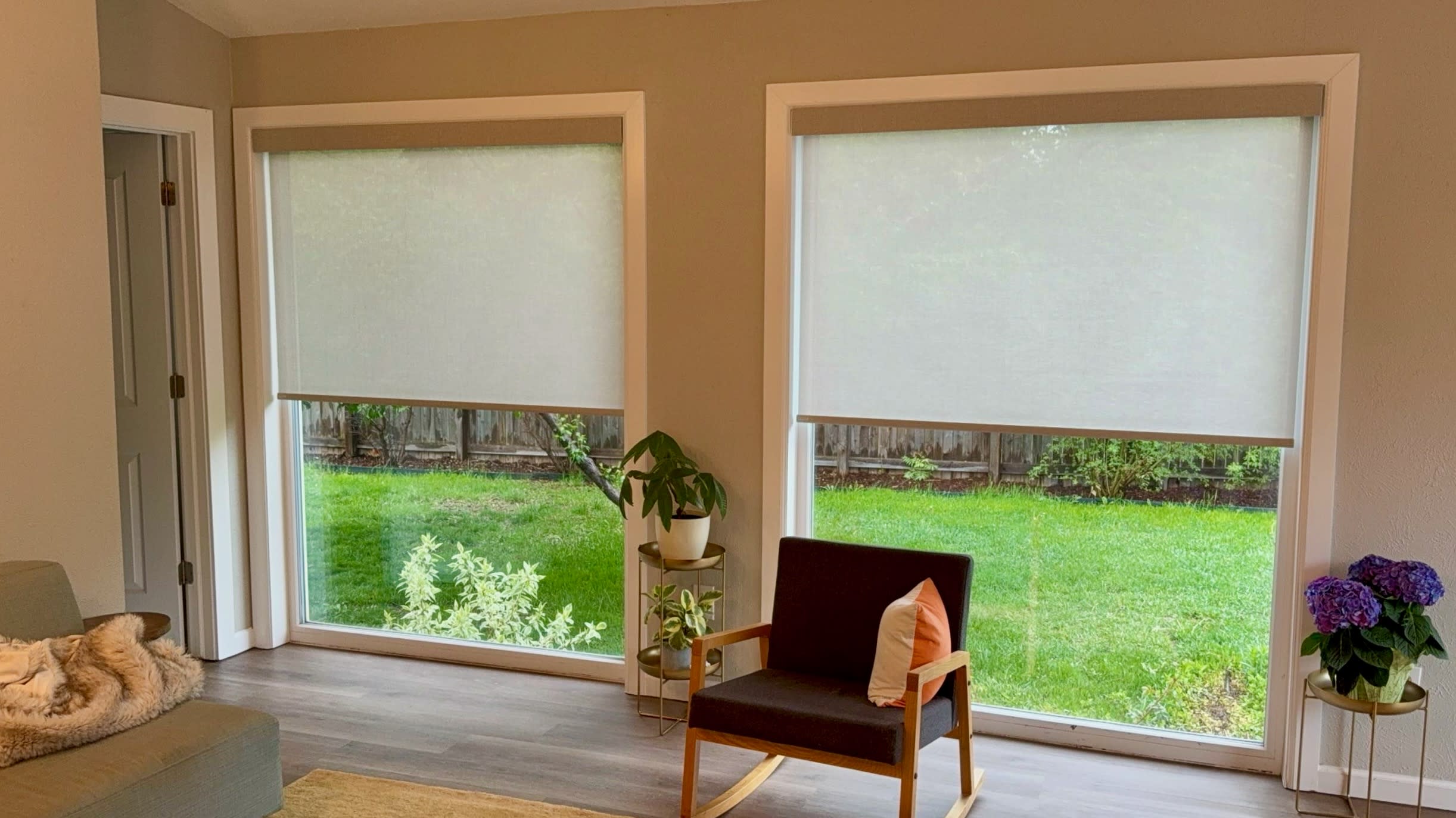 Bumble Bee Blinds Louisville CO - living room shades