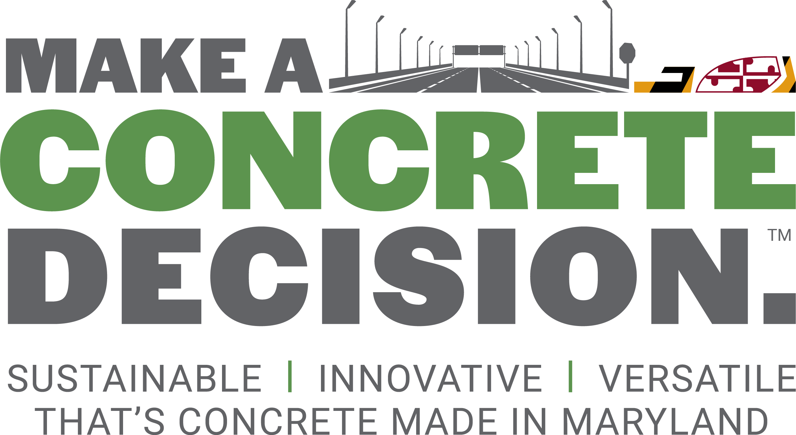 MAKE A CONCRETE DECISION.™️ Freeway Logo