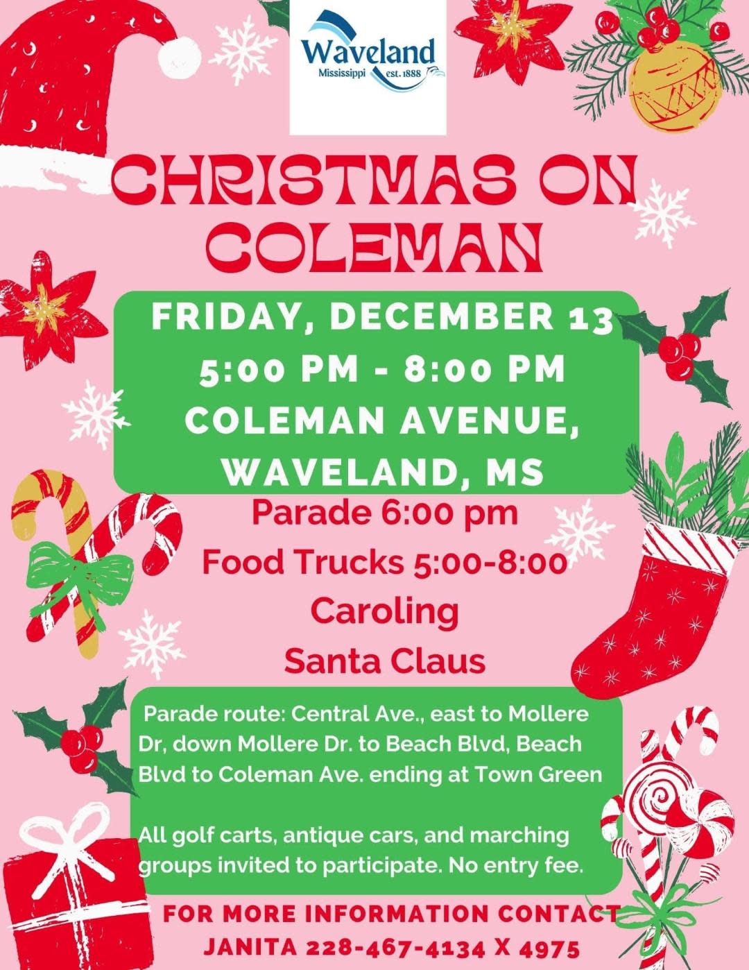 Christmas on Coleman