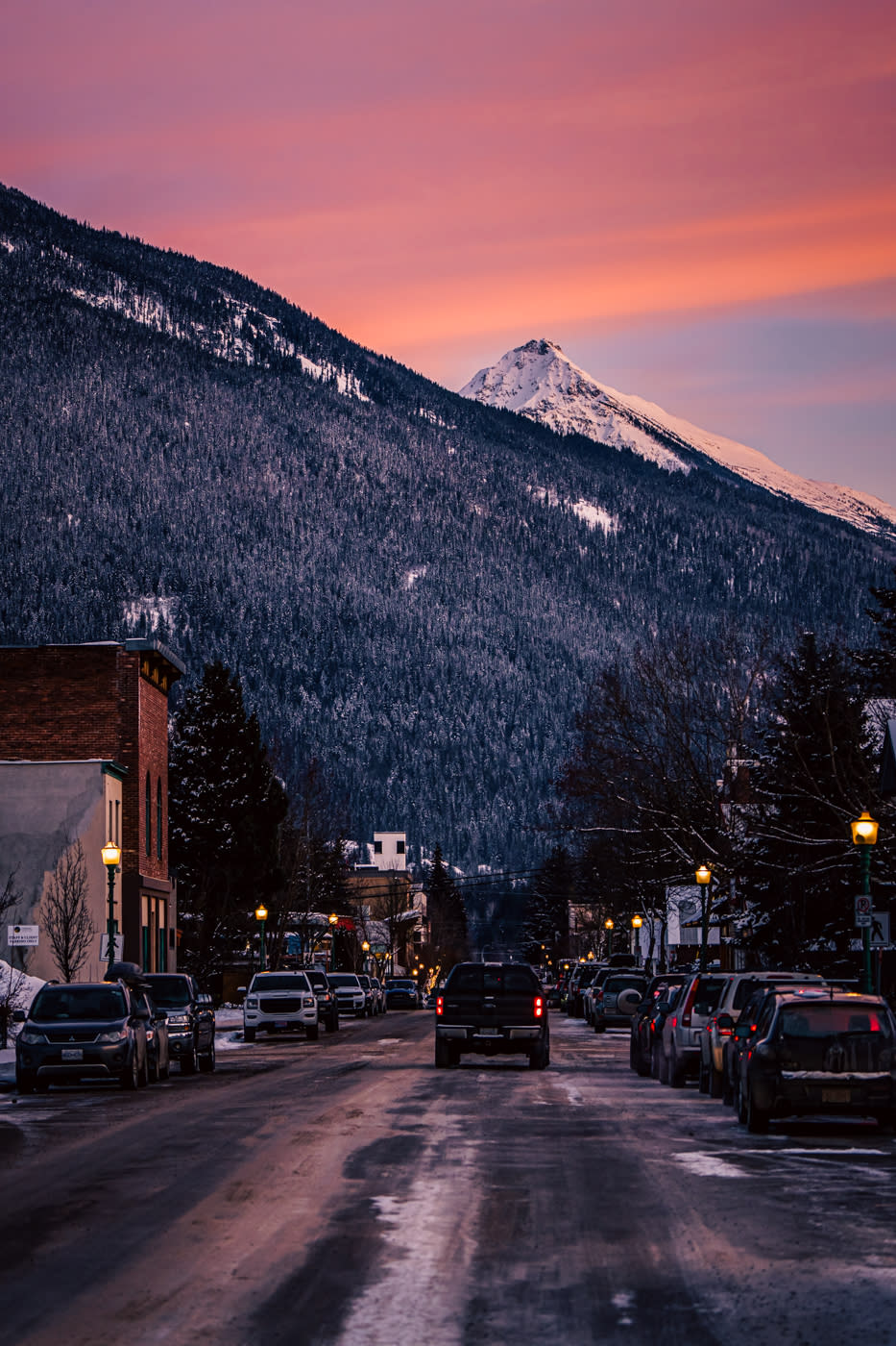 Revelstoke in winter