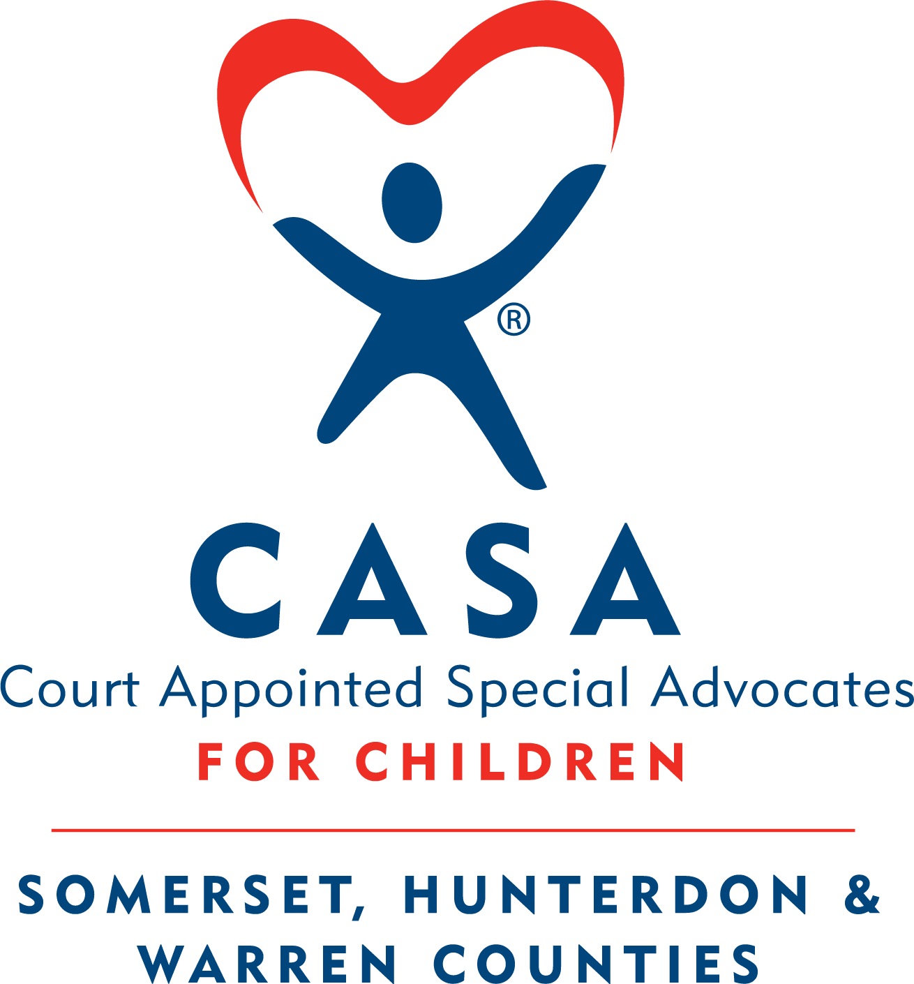 man with heart above