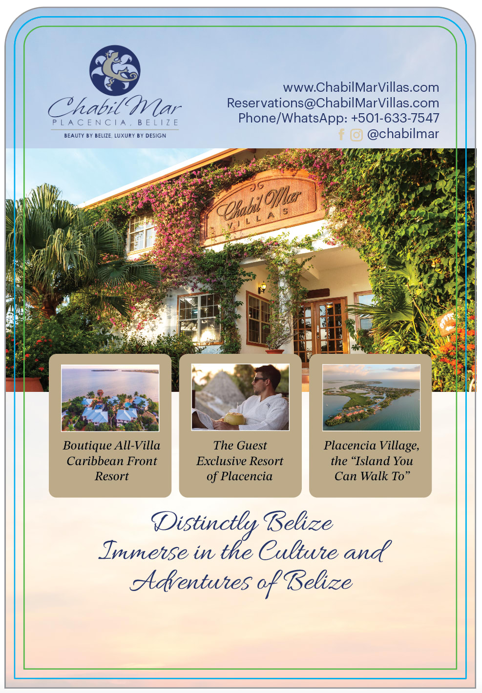 Enjoy the local Belize Culture while immersing in the Renowned Adventure